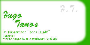 hugo tanos business card